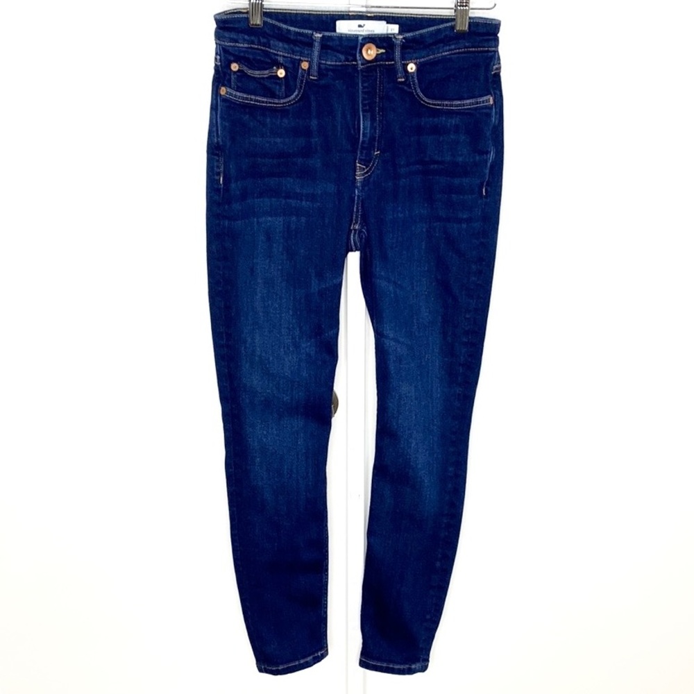 Vineyard Vines Women's Skinny Jeans - Dark Indigo Blue